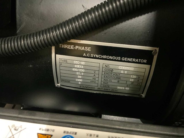 2023 kawakenki kk40-iii-sss silent diesel generator 40kva - afbeelding 6 van  16