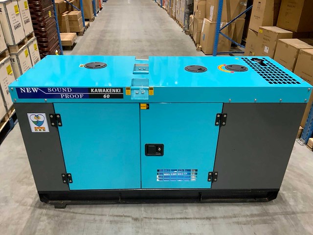2023 kawakenki kk60-iii-sss silent diesel generator 60kva - afbeelding 12 van  14