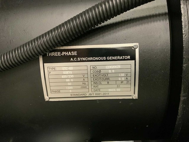 2023 kawakenki kk60-iii-sss silent diesel generator 60kva - afbeelding 4 van  14