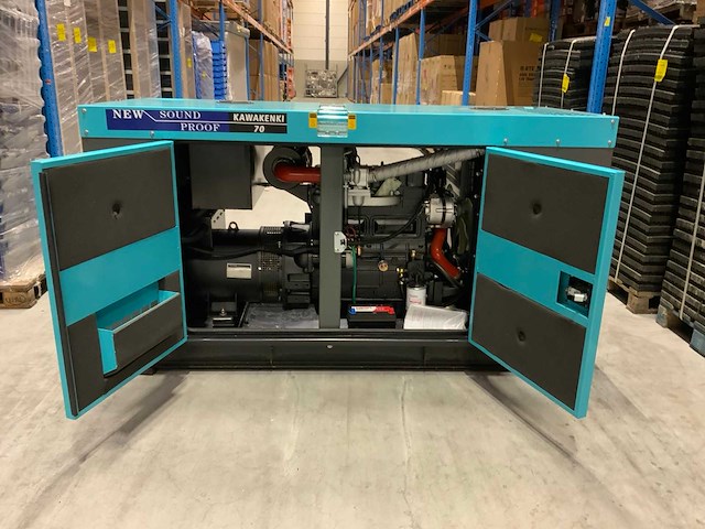 2023 kawakenki kk70-iii-sss silent diesel generator 70kva - afbeelding 6 van  15