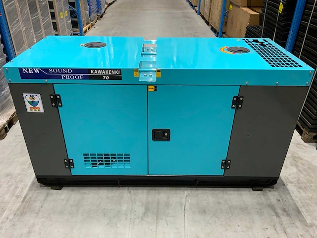 2023 kawakenki kk70-iii-sss silent diesel generator 70kva - afbeelding 9 van  15