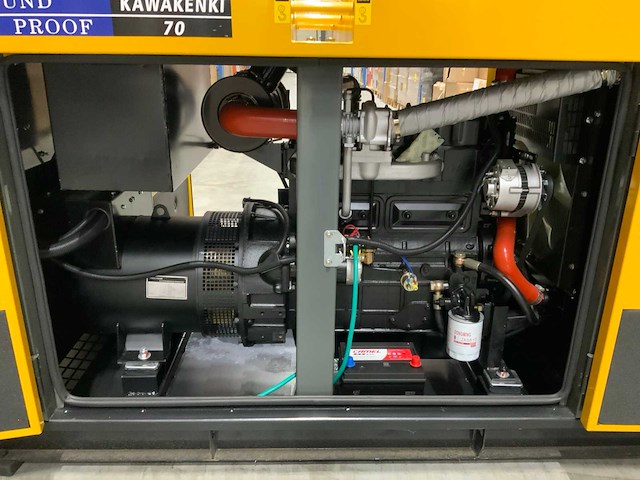 2023 kawakenki kk70-iii-sss silent diesel generator 70kva - afbeelding 5 van  17