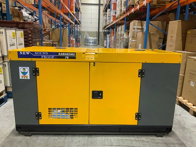 2023 kawakenki kk70-iii-sss silent diesel generator 70kva - afbeelding 1 van  17