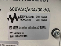 2023 keysight sl1201a regenerative ac/dc emulator - afbeelding 5 van  29