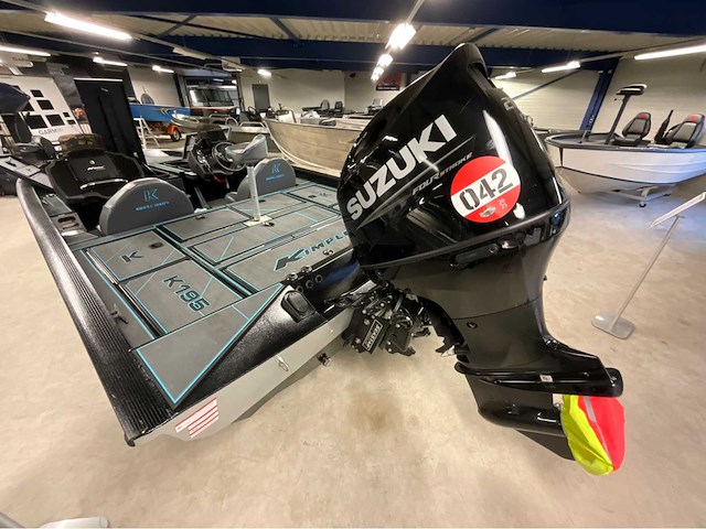 2023 kimple bassboat k195 and 200hp suzuki fishing boat - afbeelding 19 van  22