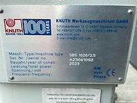 2023 knuth sbs1020/2.5 vingerzetbank - afbeelding 7 van  7