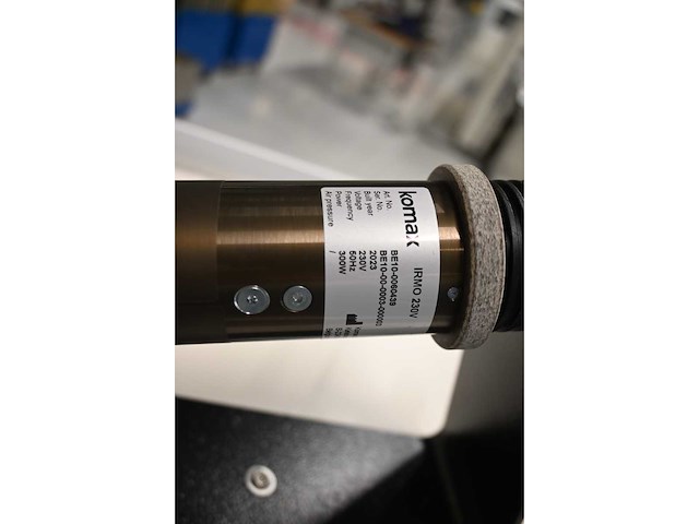 2023 komax irmo 230v infrarood krimpapparaat inclusief komax irdc-2000 exmore infrarood krimp controller en rimas magazijnwagen - afbeelding 4 van  9