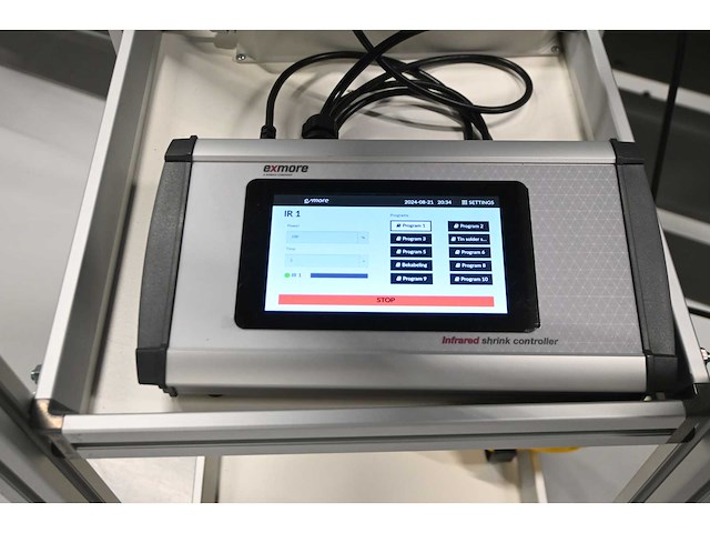 2023 komax irmo 230v infrarood krimpapparaat inclusief komax irdc-2000 exmore infrarood krimp controller en rimas magazijnwagen - afbeelding 5 van  9