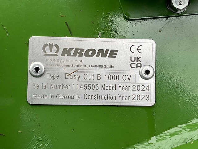 2023 krone easycut f320 cv + b 1000 cv triple maaier - afbeelding 18 van  25