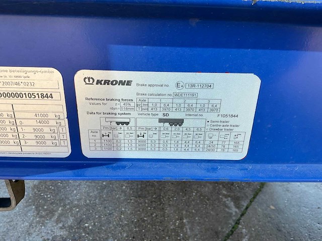2023 krone sd oplegger - afbeelding 17 van  34