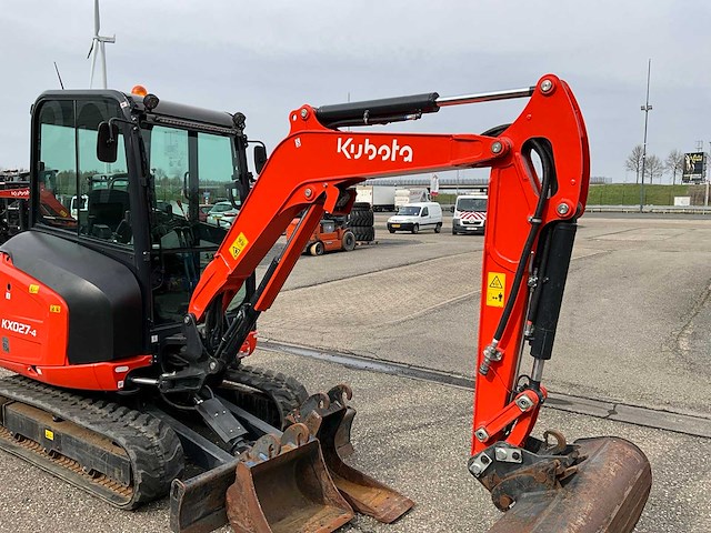 2023 kubota kx027-4 minigraafmachine - afbeelding 13 van  37
