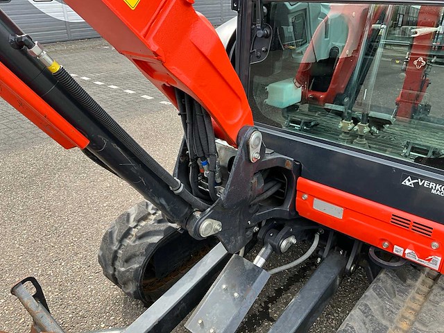 2023 kubota kx027-4 minigraafmachine - afbeelding 15 van  37