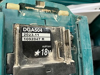 2023 makita dga504 haakse slijpmachine - afbeelding 3 van  3