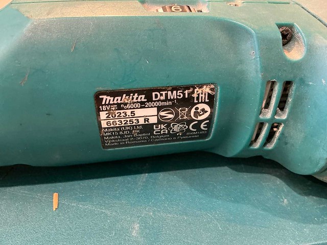 2023 makita dtm51 multitool - afbeelding 3 van  4