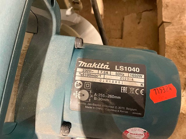 2023 makita ls1040 afkortzaag - afbeelding 4 van  4