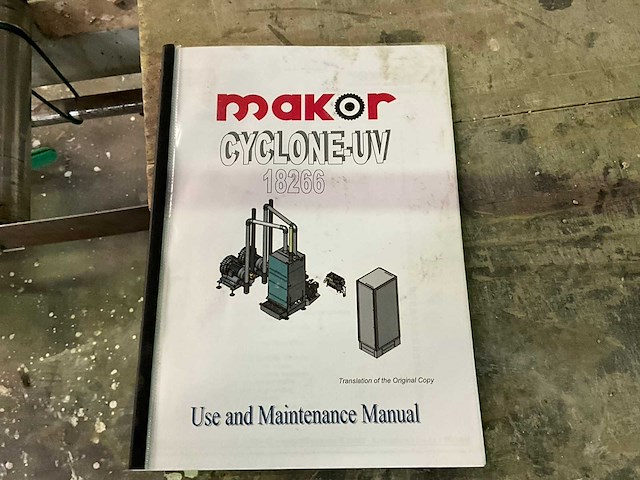 2023 makor cyclone uv coater - afbeelding 14 van  14