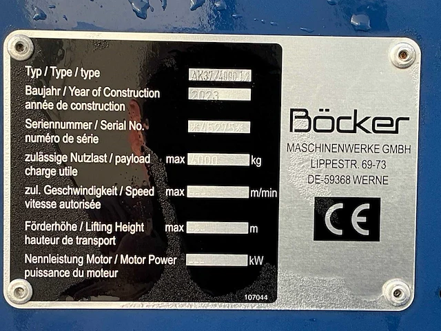 2023 man tgl 8.190 hoogwerker - afbeelding 9 van  19