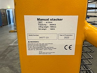 2023 manutan a170141 handstacker - afbeelding 4 van  12