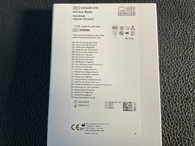 2023 medenvoy switzerland km325r ste wederzijds zaagblad (20) - afbeelding 3 van  3