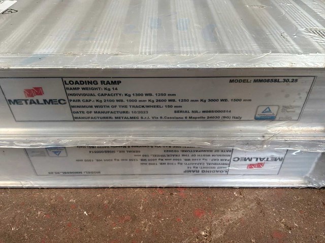 2023 metalmee aluminium rijplaat (2x) - afbeelding 4 van  4