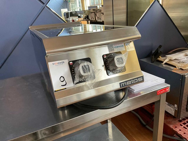 2023 metos d72/10 tcii dubbele inductiekookplaat - afbeelding 2 van  7