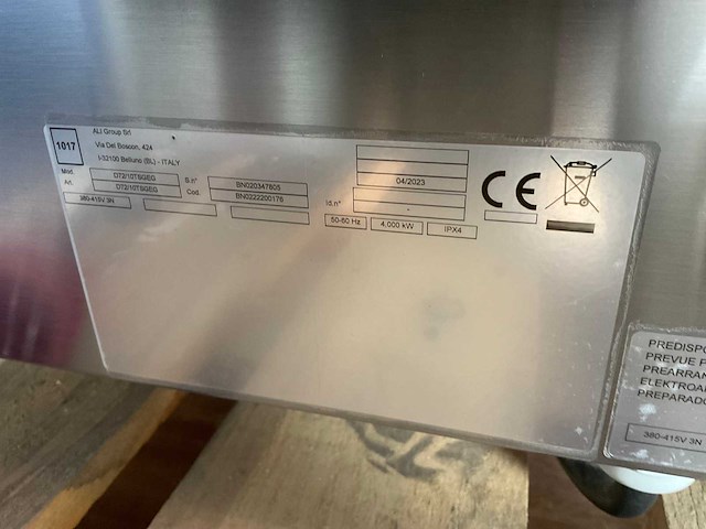 2023 metos d73/10tsftecr grill- unit - afbeelding 5 van  6