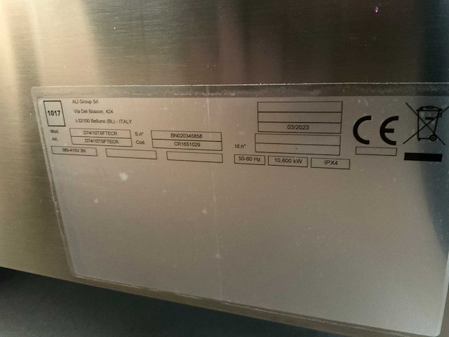 2023 metos d74/10tsftecr elektrische grillplaat - afbeelding 6 van  7