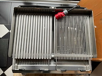 2023 metos d74/10tsgem dubbele elektrische lavasteen-/steencontactgrill - afbeelding 4 van  7