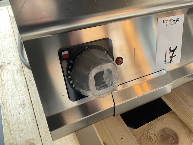 2023 metos d74/10tsgem dubbele elektrische lavasteen-/steencontactgrill - afbeelding 5 van  7