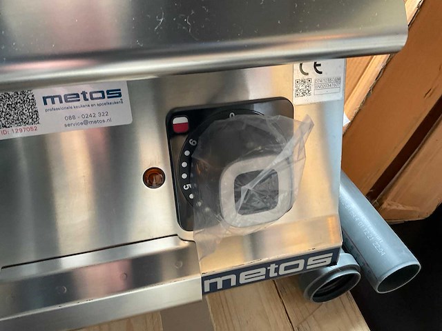 2023 metos d74/10tsgem dubbele elektrische lavasteen-/steencontactgrill - afbeelding 6 van  7