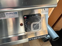 2023 metos d74/10tsgem dubbele elektrische lavasteen-/steencontactgrill - afbeelding 6 van  7