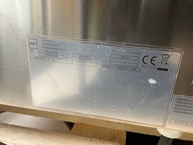 2023 metos d74/10tsgem dubbele elektrische lavasteen-/steencontactgrill - afbeelding 7 van  7