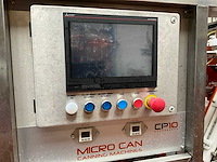 2023 micro can cp10 v1 blik vul- en sluitmachine (canning machine) - afbeelding 5 van  20