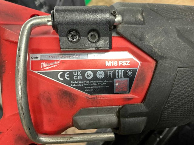 2023 milwaukee m18 fsz reciprozaag - afbeelding 3 van  4