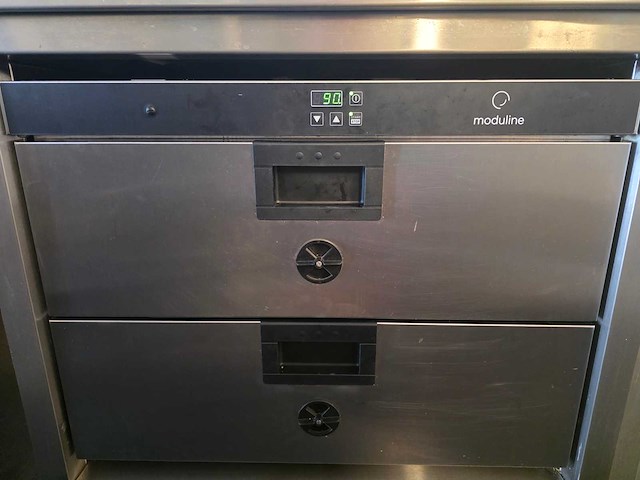 2023 moduline - hsw012e - warmhoudlade 2 x 1/1gn moduline - afbeelding 1 van  6