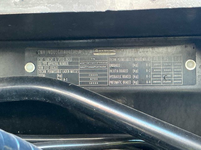 2023 new holland t7.300 vierwielaangedreven landbouwtractor - afbeelding 37 van  44