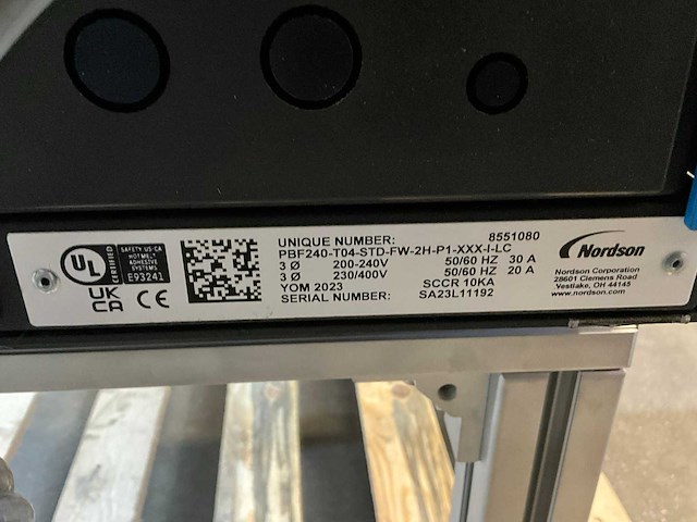 2023 nordson pbf 240 8551080 lijmmachine - afbeelding 6 van  6