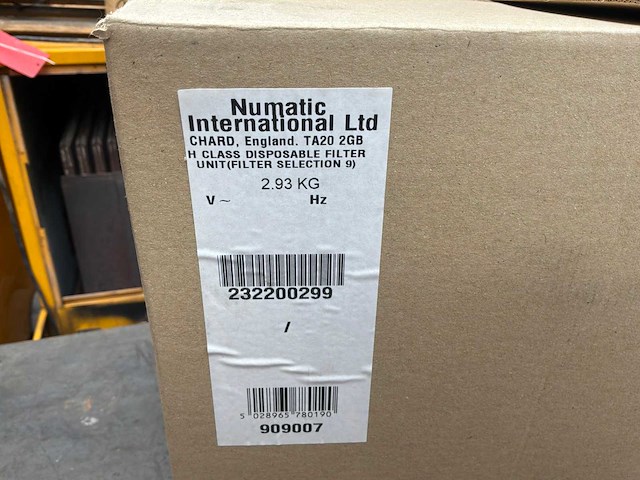 2023 numatic 909007 h-class h13 filterunit voor hzc stofzuiger (9x) - afbeelding 8 van  9