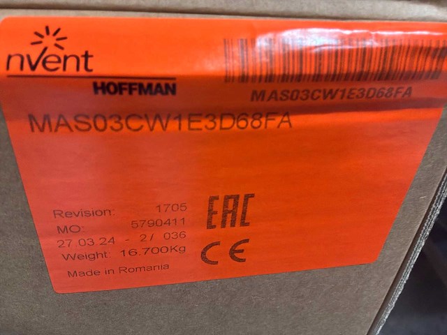 2023 nvent hoffman schakelkastbehuizing (6x) - afbeelding 7 van  7