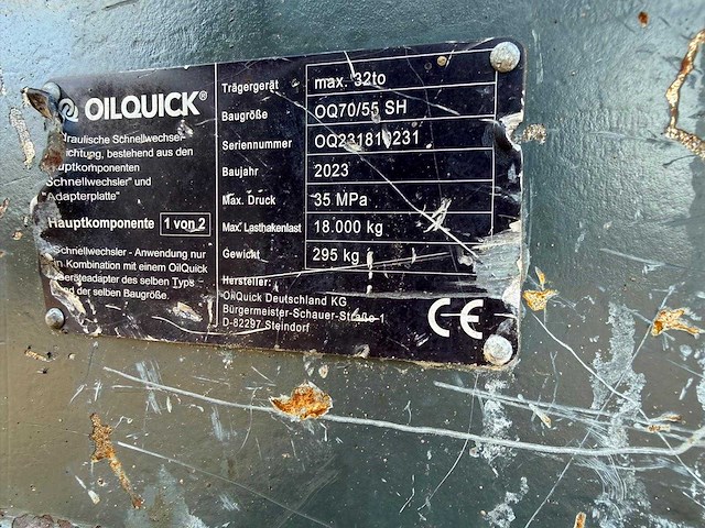 2023 oilquik oq70/55. s5 - snelwissel - afbeelding 4 van  13
