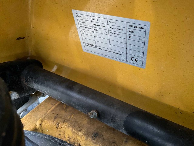 2023 papro hpt-d hand hydraulische palletwagen - afbeelding 5 van  5