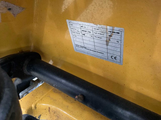 2023 papro hpt-d hand hydraulische palletwagen - afbeelding 5 van  5