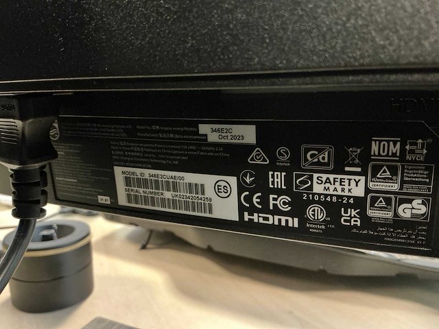 2023 philips 346e2c curved monitor - afbeelding 6 van  6