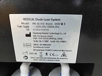 2023 qhr hm-dl310 medical diode laser system - laserontharingsapparaat - afbeelding 9 van  9