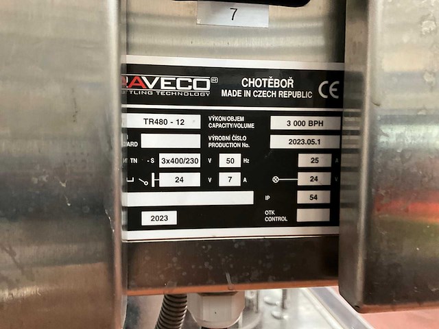 2023 raveco tribloc tr-480-12 automatische flessen bottellijn - afbeelding 8 van  16