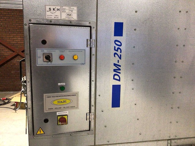 2023 riedex dm250/m filter afzuiginstallatie - afbeelding 7 van  8