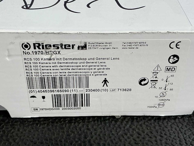 2023 riester rcs-100 digitale dermatoscoop (2x) - afbeelding 7 van  8