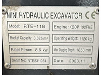 2023 rte 11b minigraafmachine - afbeelding 6 van  6