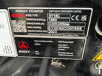 2023 sany sy18c minigraafmachine - afbeelding 16 van  23