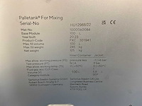 2023 sartorius palletank + pro mixer drive unit mobiel mengsysteem - afbeelding 4 van  12